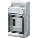 Щит распределительный навесной ЩРн-П-4 IP65 пластиковый без клеммы PE-N прозрачная дверь метрическая опрессовка 4 модуля