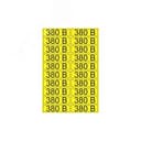 Наклейка знак электробезопасности "380 В " 15х50 мм (20шт на листе), REXANT