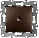 TV-розетка, 45х45, бронза LANMASTER LAN-EC45x45-TV-BRZ