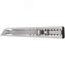 Нож технический "Техно" 18 мм, метал.корпус, метал.фиксатор