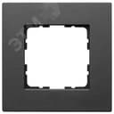 Рамка 1-постовая, алюминий Black