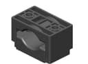 Одиночное кабельное крепление D 25-40 мм EKF (scc2540)