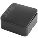 Выключатель одноклавишный с индикатором 250В 10А серия София черный матовый STEKKER