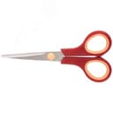 Ножницы бытовые нержавеющие, прорезиненные ручки, толщина лезвия 1.4 мм, 135 мм