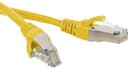 Патч-корд F/UTP, 5е Hyperline PC-LPM-STP-RJ45-RJ45-C5e-1M-LSZH-YL