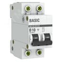 Автоматический выключатель 2P 10А (B) 4,5кА ВА 47-29 Basic