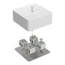 Коробка огнестойкая для кабель-канала 40-0450-FR2.5-8 Е15-Е120 RAL9003 75х75х30 (87 шт/кор) Промрукав