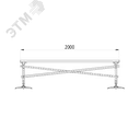 Опорная конструкция для установки оборудования TECHNORAPTOR FOOT 1200х2000 тип 1
