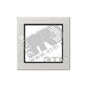 Рамка 1 пост светло-серая