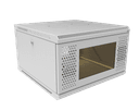 Шкаф телекоммуникационный настенный разборный МИКсистем 19" Keys 6U 600*600 дверь перфорация стекло