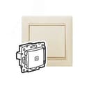 Выключатель одноклавишный, с подсветкой, в рамку, слоновая кость 695601 LEGRAND