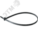 Хомут 400х7.6мм черный нейлон (100шт)