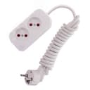 Удлинитель без заземления 2 входа 2 метра