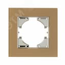 Рамка 1-местная Ugra стекло, шампань GUSI Electric