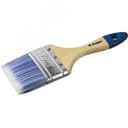 Кисть плоская "АКВА-МАСТЕР", искусственная щетина, деревянная ручка, 75мм