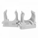 Крепеж-клипса для труб атмосферостойкая для монтажного пистолета серая в п/э d20 мм (100шт/900шт уп/кор) Промрукав (PR13.0402)