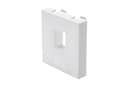 Адаптер 45 × 45 мм для 1 мультимедиа-модуля Keystone без шторки, белый Eurolan (16B-45-11WT)