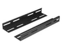 Рельса L для шкафа глубиной 600 (320-350x37x37) чёрная *(2 шт) SA 6001001