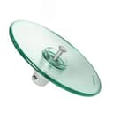 Изолятор стеклянный линейный подвесной с аэродинамическим профилем U 120AD 530101802 ЮАИЗ