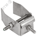 Держатель проводника круглого 6-10мм для конструкций h=70мм оцинкованная сталь IEK