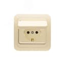 Mimoza крем/крем розетка с крышкой (керамика)
