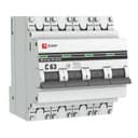 Автоматический выключатель 4P 63А (C) 4,5kA ВА 47-63 EKF PROxima (mcb4763-4-63C-pro)