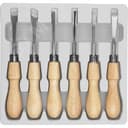 Стамески "ЭКСПЕРТ" фигурные Профессиональные, 6шт 18373-H6 ЗУБР