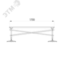 Опорная конструкция для установки оборудования TECHNORAPTOR FOOT 1200х1700
