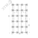 Опорная конструкция для установки оборудования TECHNORAPTOR FOOT 2500х5000