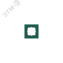 Рамка 1-постовая, стекло цвет Лазурный