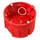 Коробка установочная 80-0501См безгалогенная (HF) 68х42 с саморезами без соединителя (8шт/уп)