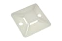 Площадка самокл. 20х20 под хомуты бел. (уп.20шт) IEK UHP30-20-020