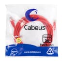 Патч-корд медный U/UTP кат.5е (5м) LSZH (красный) Cabeus (PC-UTP-RJ45-Cat.5e-5m-RD-LSZH)