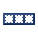 ATLASDESIGN AIR 3-постовая РАМКА, АКВАМАРИН/дымчатый черный