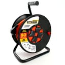 Удлинитель на катушке Stekker STD034450 Standart 4местный сз ПВС 315 оранжевый 16А IP44 50м 29408 50173