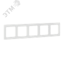 Стокгольм Рамка 5-местная белая EKF