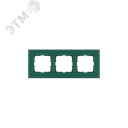 Рамка 3-постовая, стекло цвет Лазурный