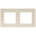 Рамка 2 поста, слоновая кость