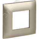 SKANDY Рамка 1-местная SK-F01Sh шампань IEK