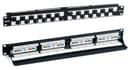 Патч-панель с угловыми портами 1U на 24 порта Hyperline PP2A-19-24S-8P8C-C6-110