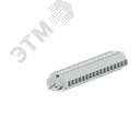 Клемма TB 2-2 с бок. подключ. с крепеж.фланцами, сечение 1,5 мм. кв., светло-серая 240333 SUPU