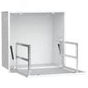 Шкаф LINEA R встраиваемый потолочный 6U 600х600мм дверь металлическая белый ITK