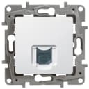 Розетка телефонная RJ 11 Etika белый Legrand 672240