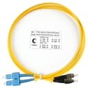 Шнур оптический duplex SC-FC 9/125 sm 1,5м LSZH Cabeus FOP(d)-9-SC-FC-1,5m