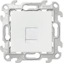 Розетка телефонная RJ11, белый Simon