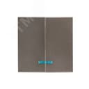 Валенсия лицевая панель выключателя 2-кл. с индикатором 10А графит