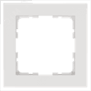 Рамка G-Classic 1-постовая, цвет белый глянцевый