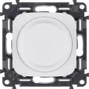 Valena ALLURE Светорегулятор с поворотной ручкой универсальный 300Вт без нейтрали С лицевой панелью Белый