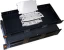 Кросс оптический 19" металлический, 1U на 3 адаптерные панели LANMASTER LAN-FOBM-RM-3P