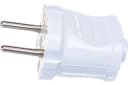Вилка без заземл. прямая 10А бел. Vx1-W ЭРА Б0039671